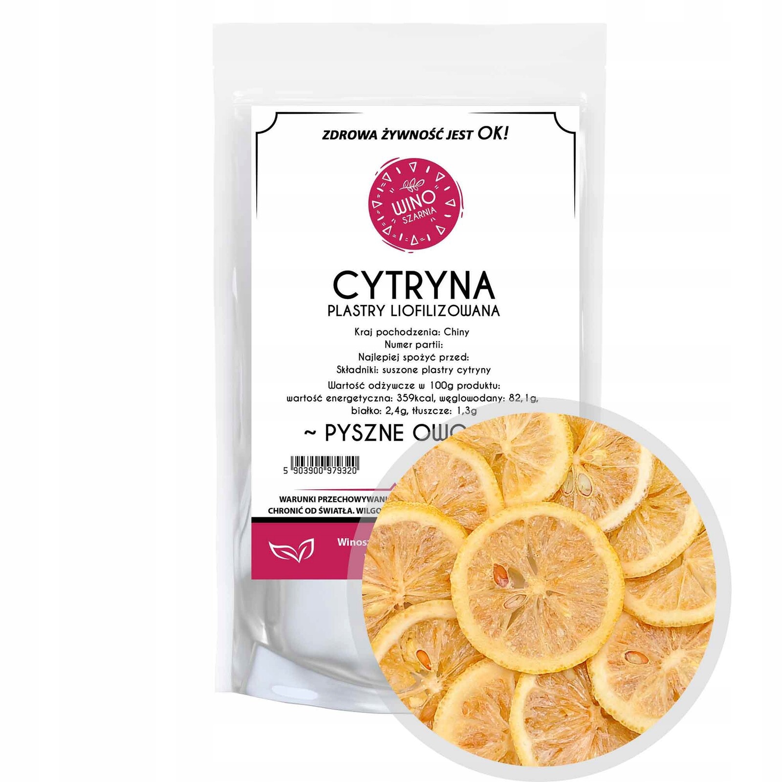 Citron Plátky sušené jedlé náplasti do čaje 250 g