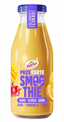 Hortex Smoothie s příchutí manga 8 x 250 ml