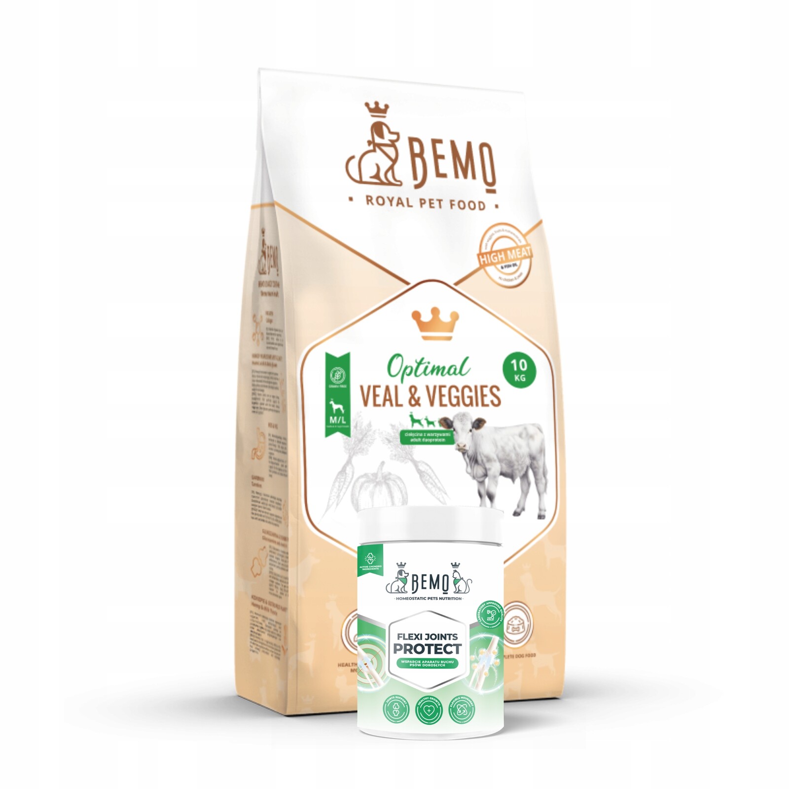 Zdravé Klouby Suché krmivo pro psa Bemo Optimal 10 kg doplněk stravy pro velká plemena