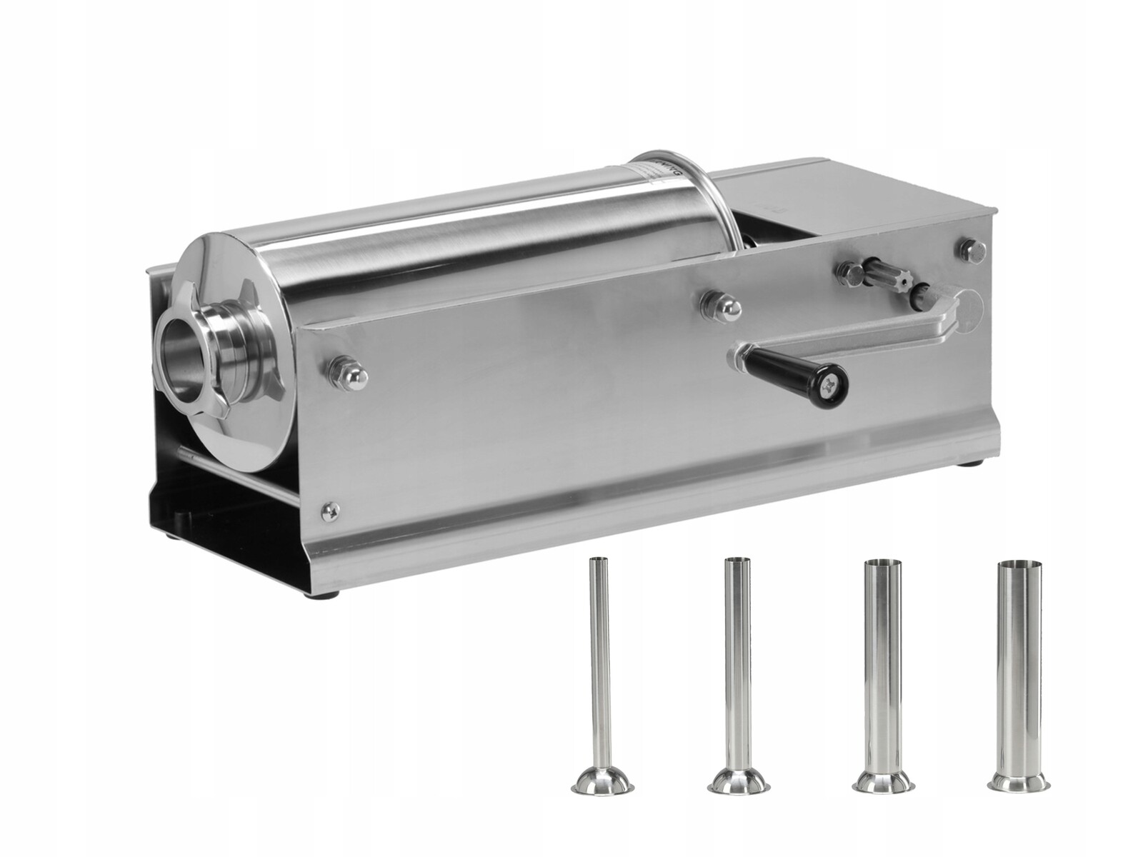 Plnička Do Klobás, Jitrnic Uzenin Nerezová Ocel 5 L Horizontální S Převodovkou