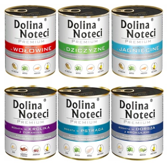 Dolina Noteci Premium MIX Chutí 24x800g Bez Drůbežího Masa