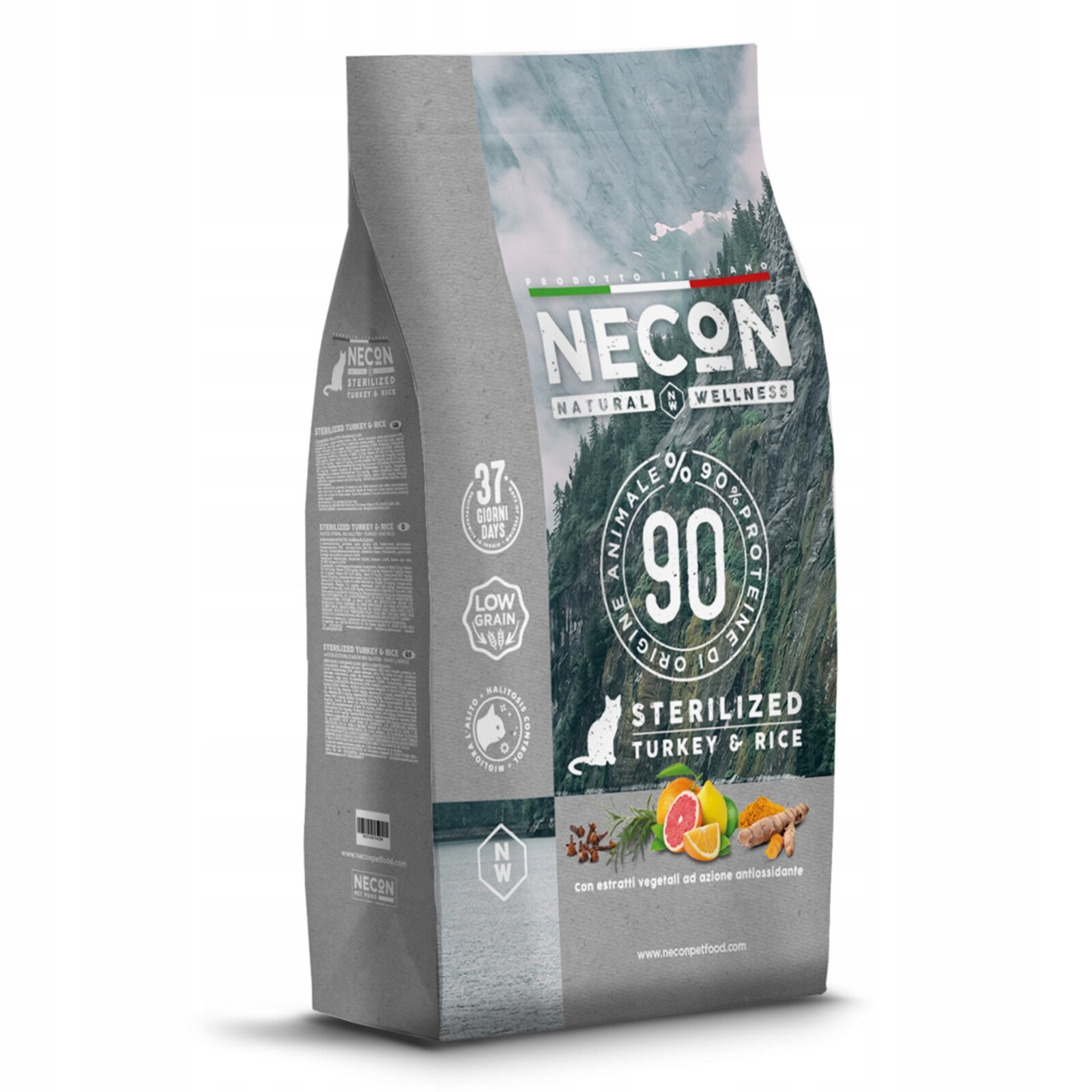 Suché krmivo pro kočky s krůta a rýží 1,5 kg po sterilizaci bez lepku