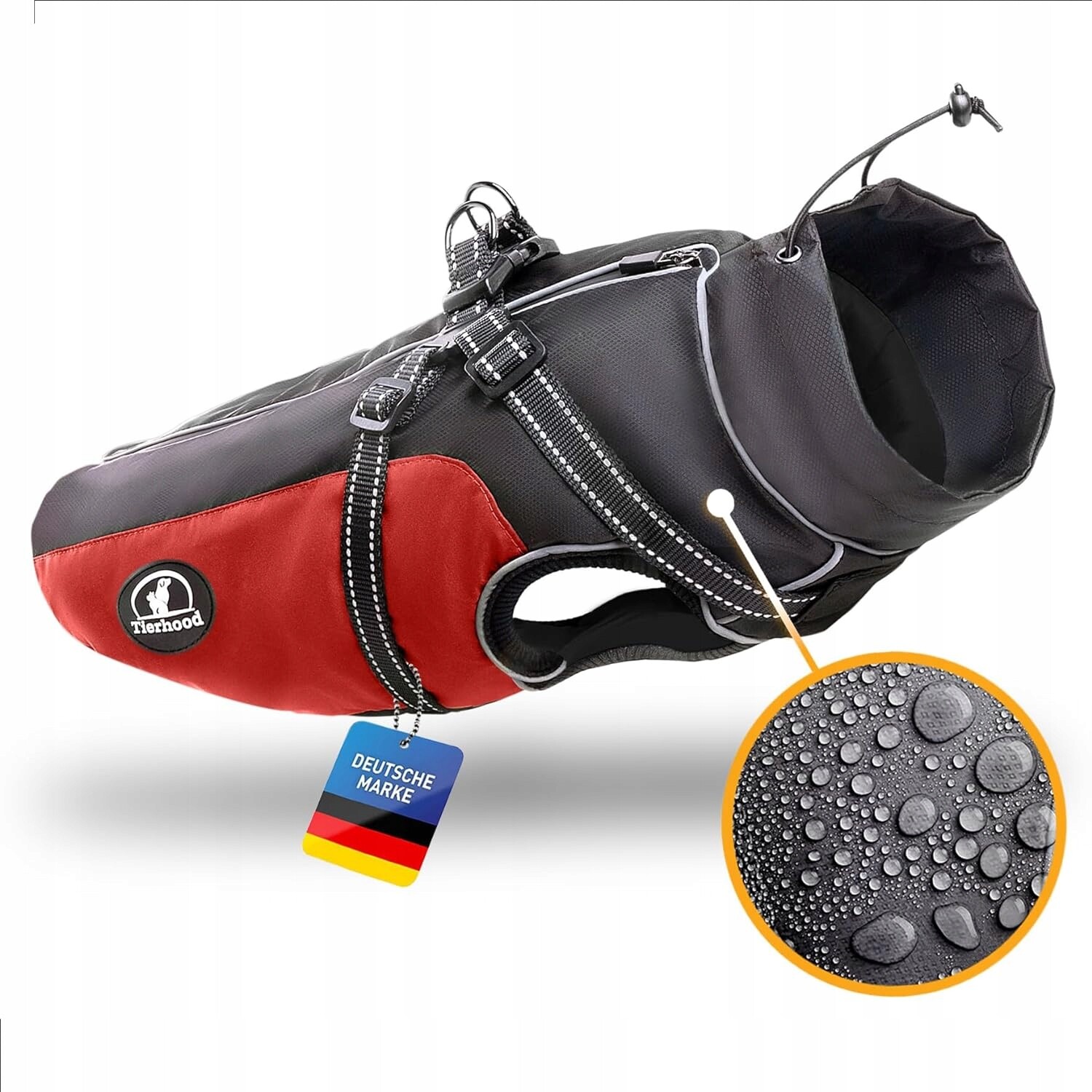 Červená bunda Tierhood , velikost 50