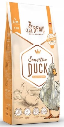 Bemo Sensitive Duck Kachna 3 kg Hypoalergenní krmivo pro psy bez kuřecího masa