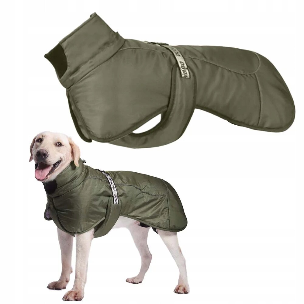 Deková bunda pro velkého psa Fredo Zelená 5XL