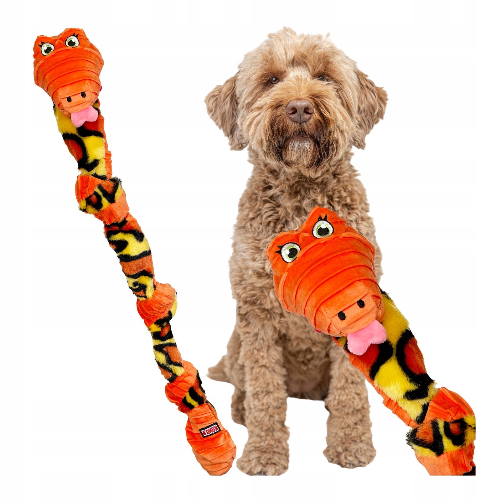 Kong Wild Knots Snake Had hračka pro psy s provazovou kostrou dlouhá M/L