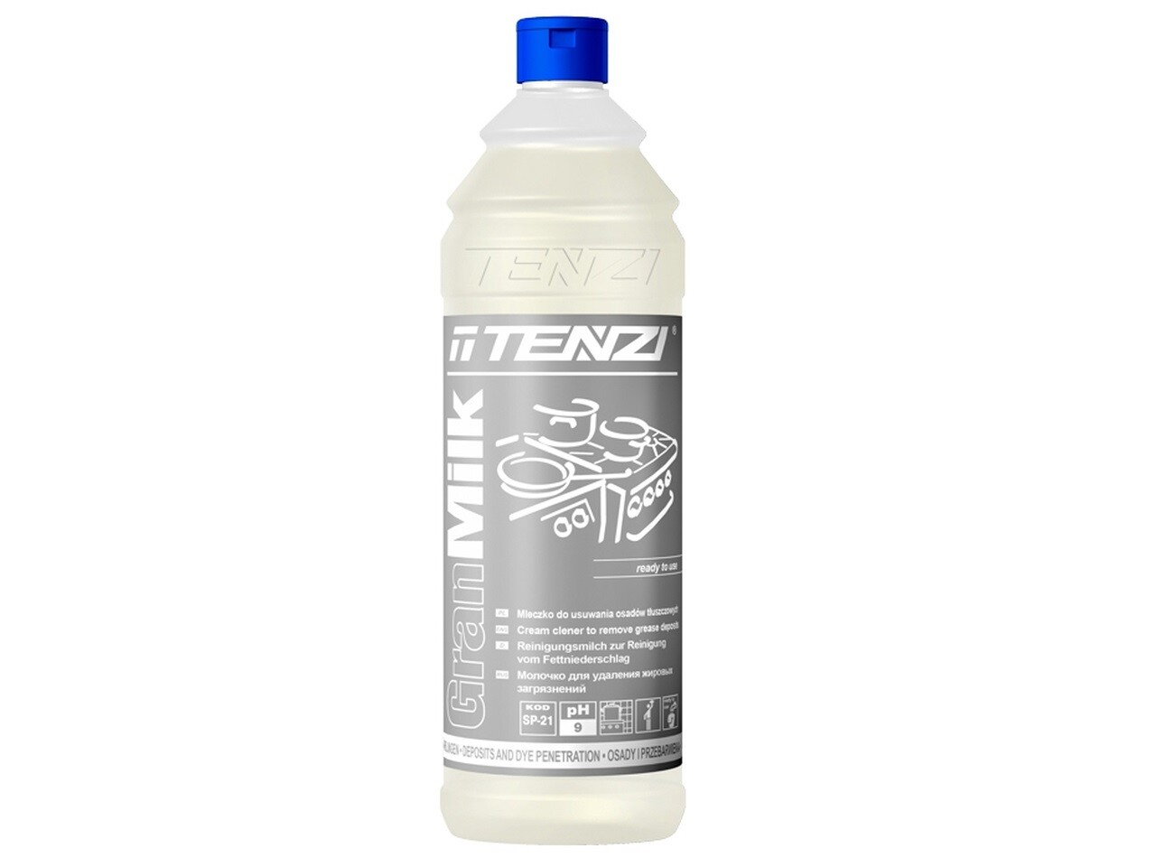 2 x Tenzi Gran Milk Mléko Čistí Usazeniny Tuku 1L