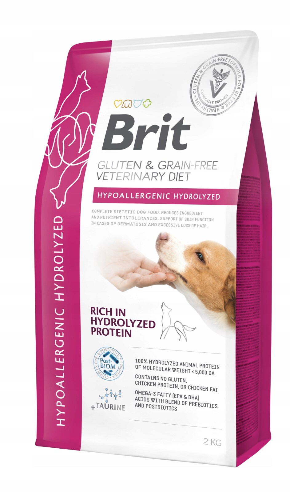 Brit VD Dog GF Hypoallergenic Hydrolyzed 2kg