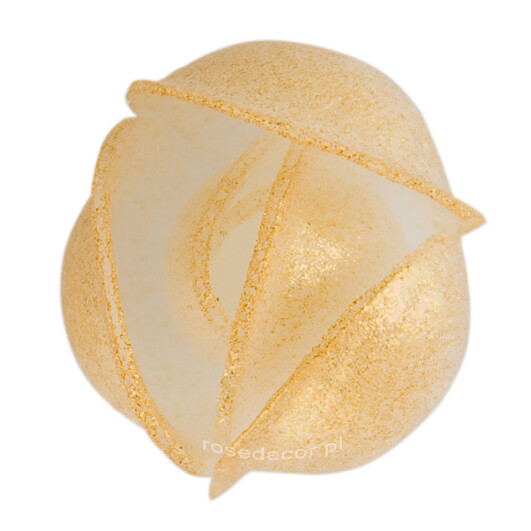 Klasická růže malá perleťová zlatá op.45 ks