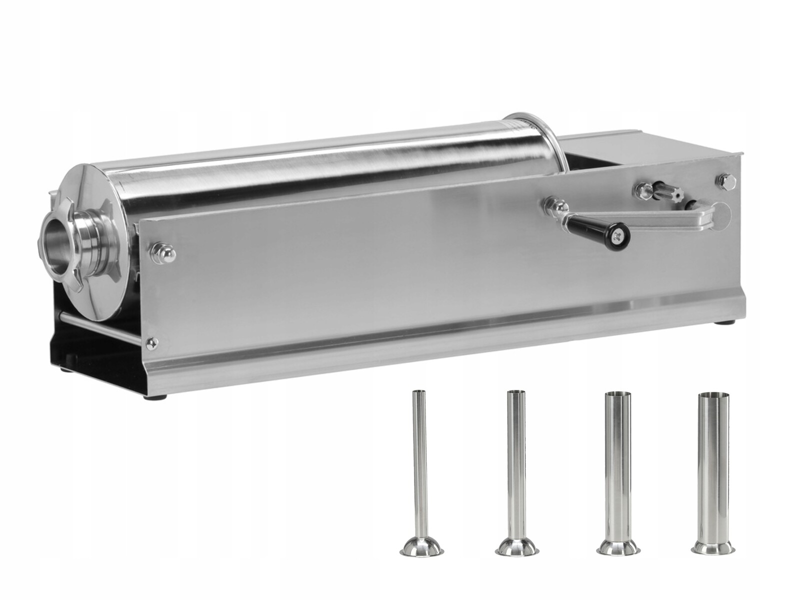 Plnička Do Klobás, Jitrnic Uzenin Nerezová Ocel 7 L Horizontální S Převodovkou