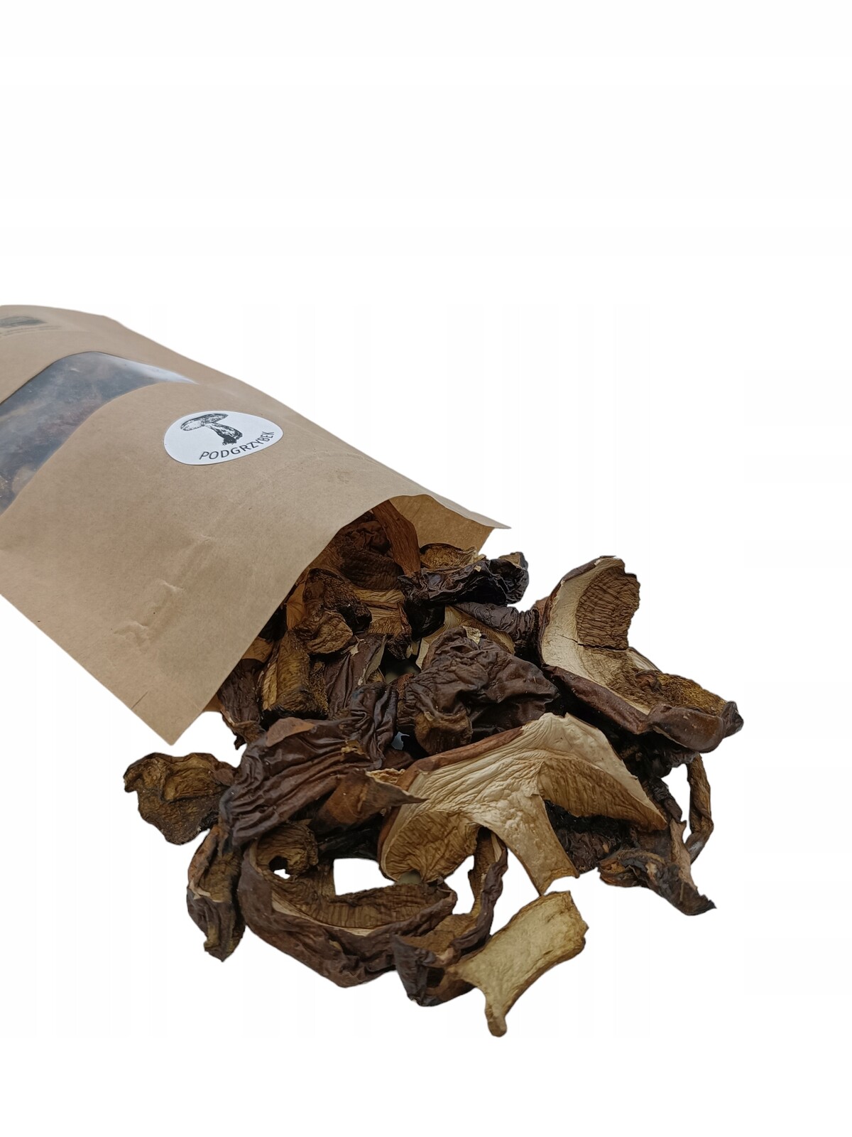 Hnědý sušený podhoubí krájený 500 g Podlaskie (lat. Imleria badia)