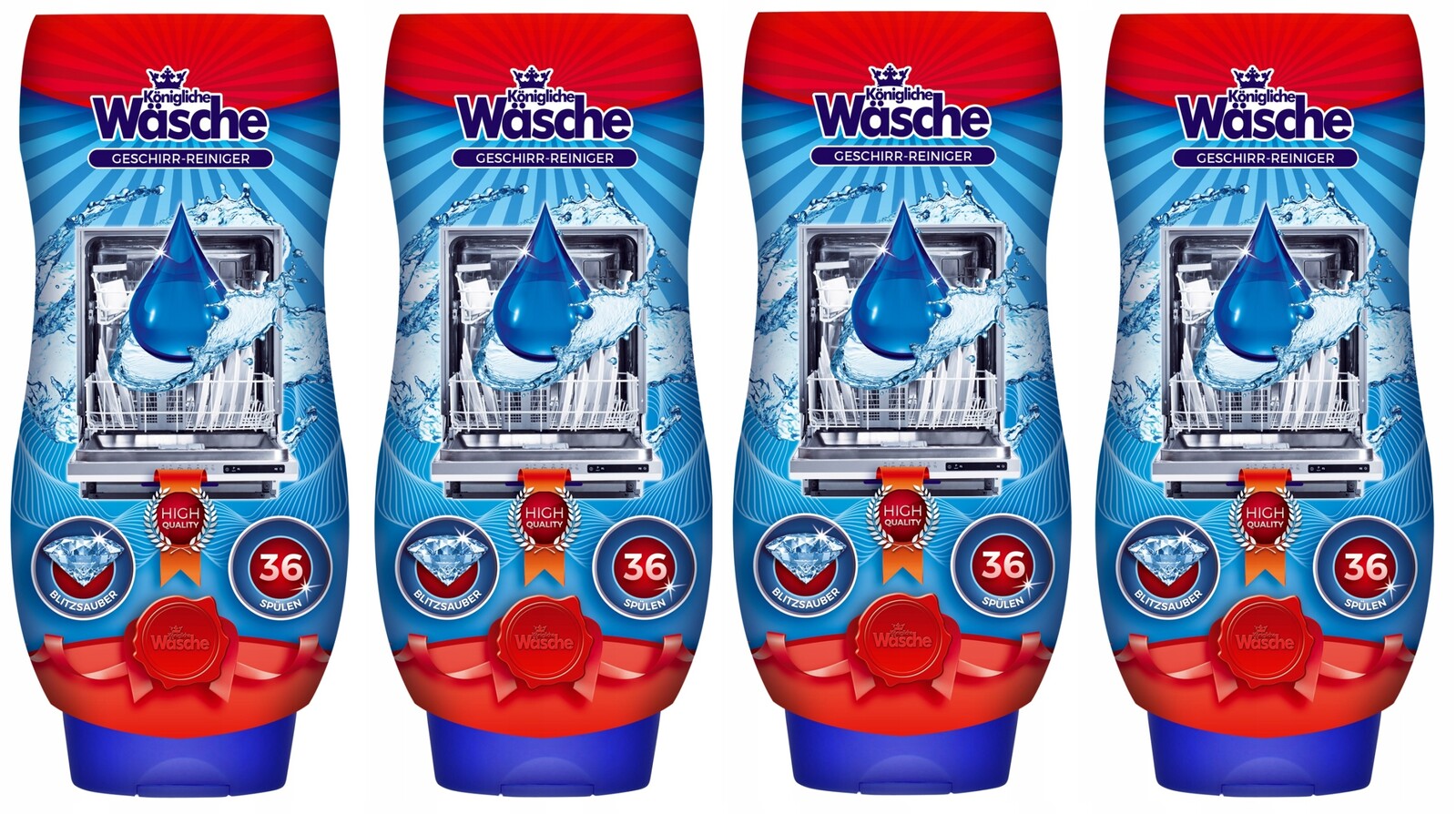 Königliche Wäsche německý koncentrát gel do myčky nádobí 0,72 litru