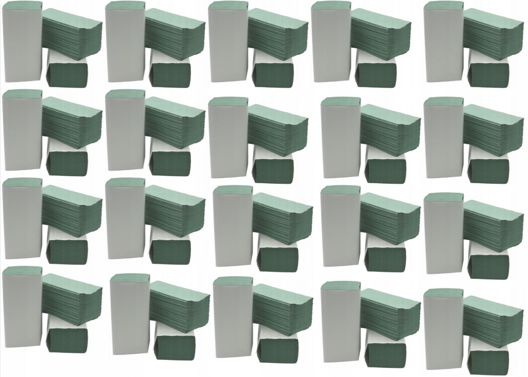 Papírový ručník zz Papírové ručníky zz skládací zelené Ručníky zz