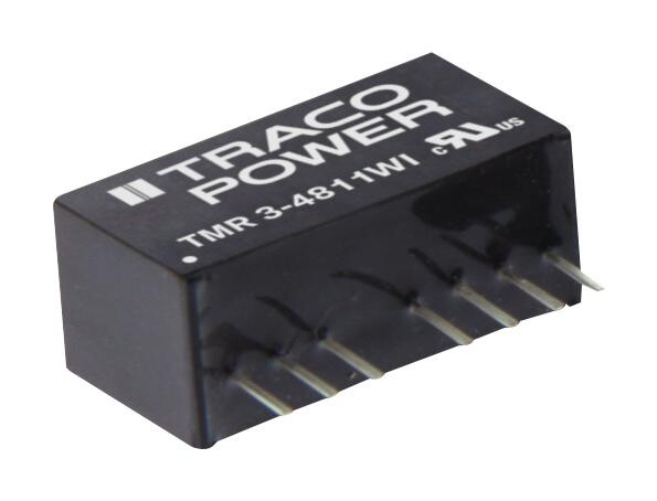 Traco Power Tmr 3-4823Wi Dc/dc, 48V/+/-15V, 3W, Sip