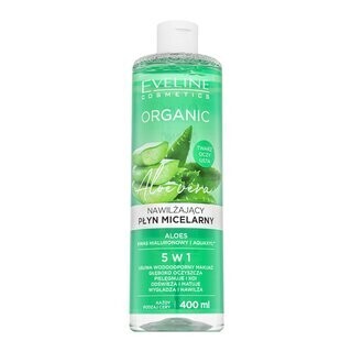 Eveline Organic Aloe odličovací micelární voda pro všechny typy pleti 400 ml