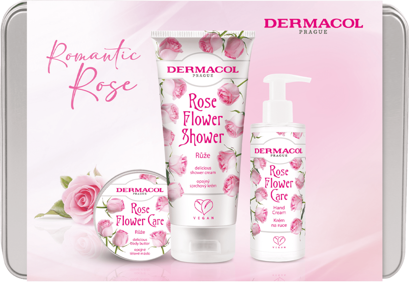 DERMACOL dárkový balíček Flower care Rose