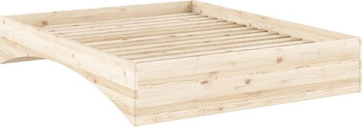 Dvoulůžková postel z borovicového dřeva bez čela 160x200 cm v přírodní barvě Orbit – Karup Design