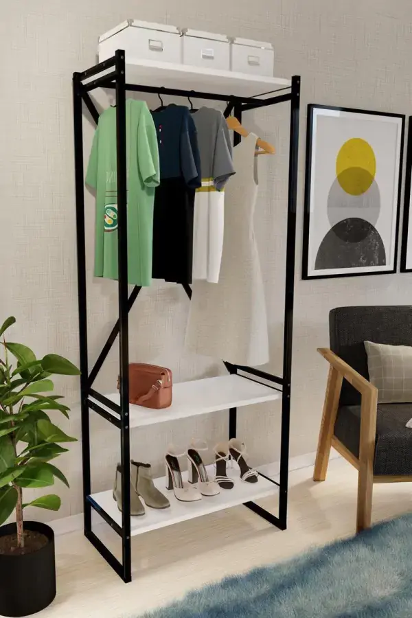 Casarredo Věšák na šaty HARUKI - bílá