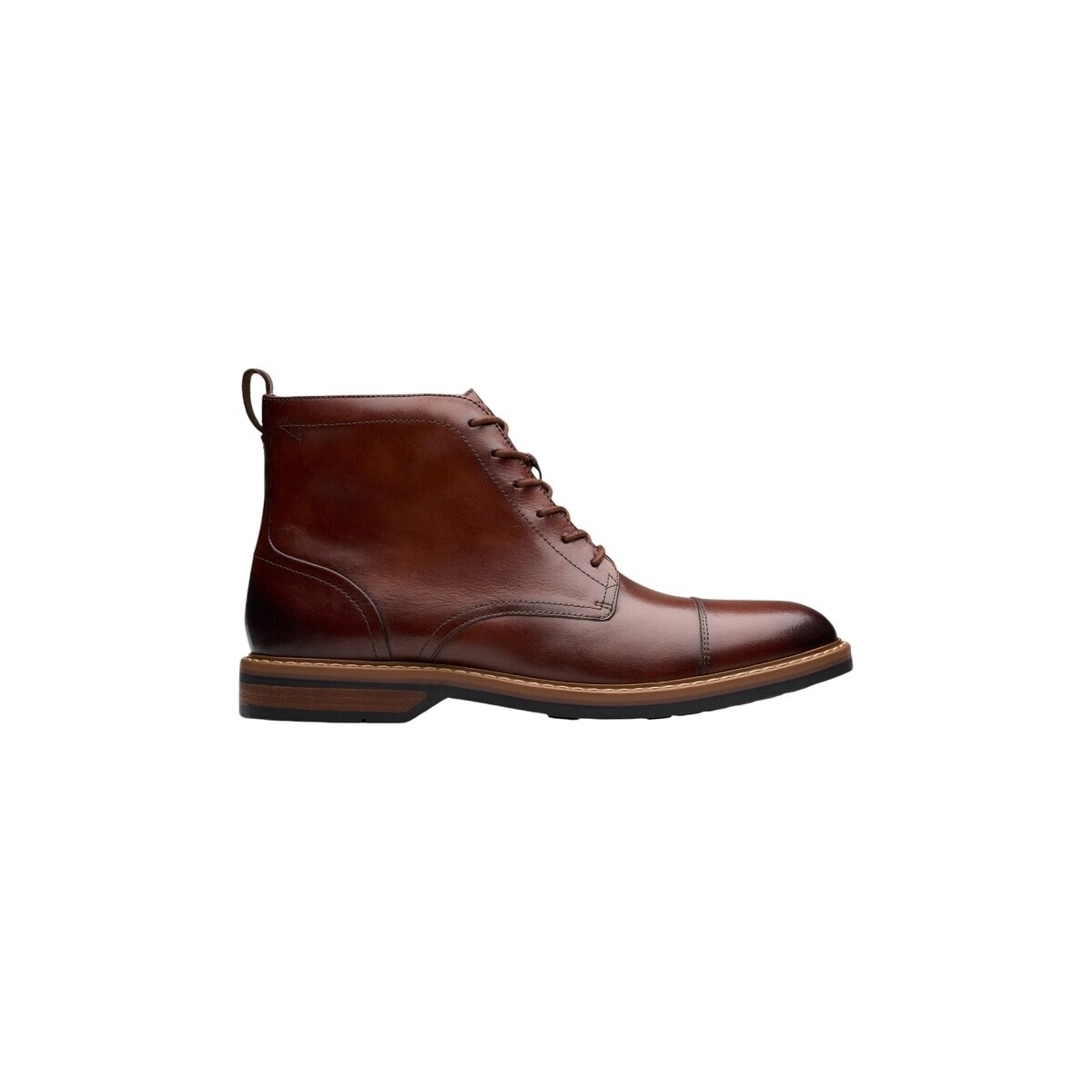 Clarks  Bottines ALDWIN CAP MID  Hnědá