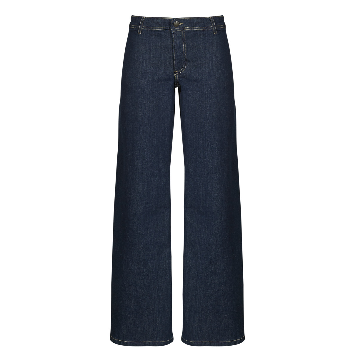 JDY  JDYVANESSA MIDWAIST WIDE  Modrá