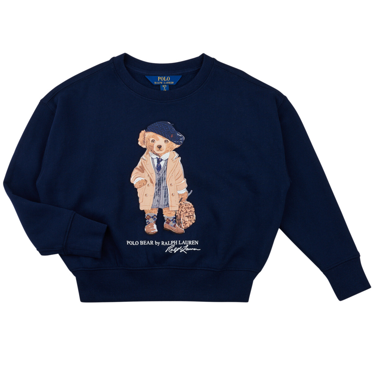 Polo Ralph Lauren  BEAR KNIT-SWEATSHIRT  Tmavě modrá
