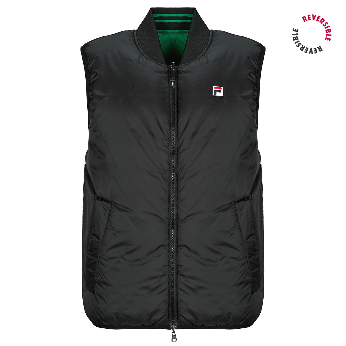 Fila  MILANO REGULAR REVERSIBLE LIGHTWEIGHT VEST  Černá