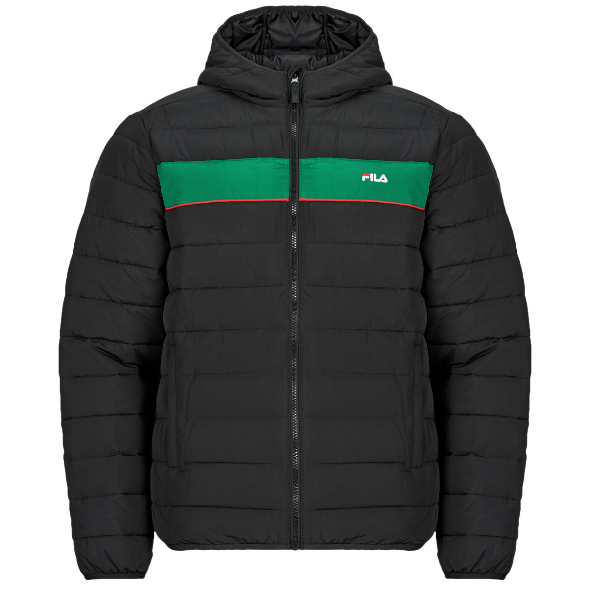 Fila  ALPIGNANO REGULAR HOODED LIGHTWEIGHT JACKET  Černá