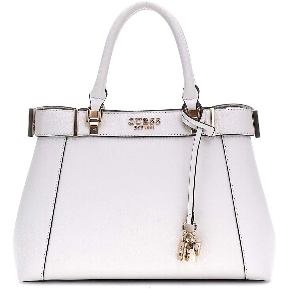 Guess  Anadela 3 Comp Satchel  Bílá