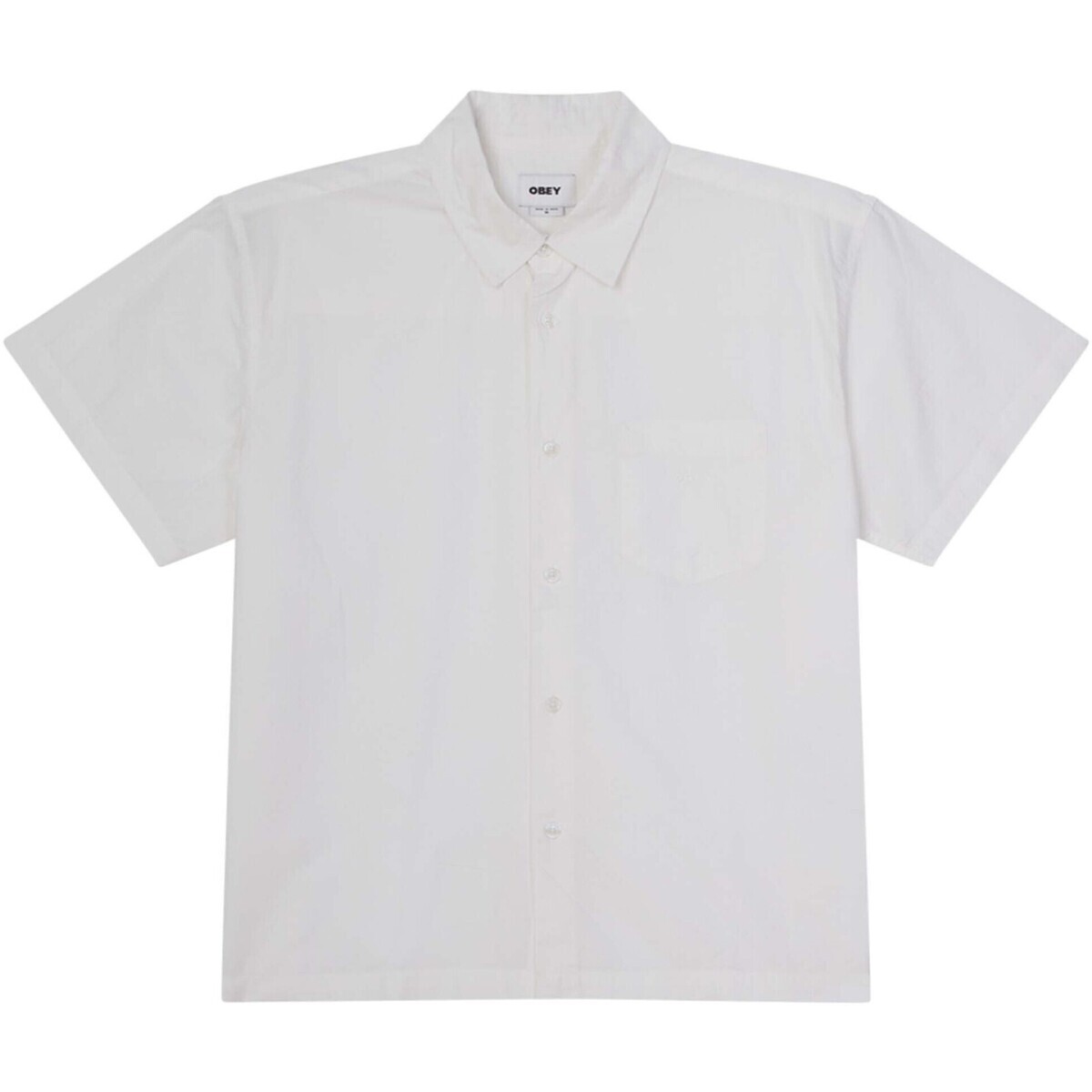 Obey  Wire Woven Ss  Bílá