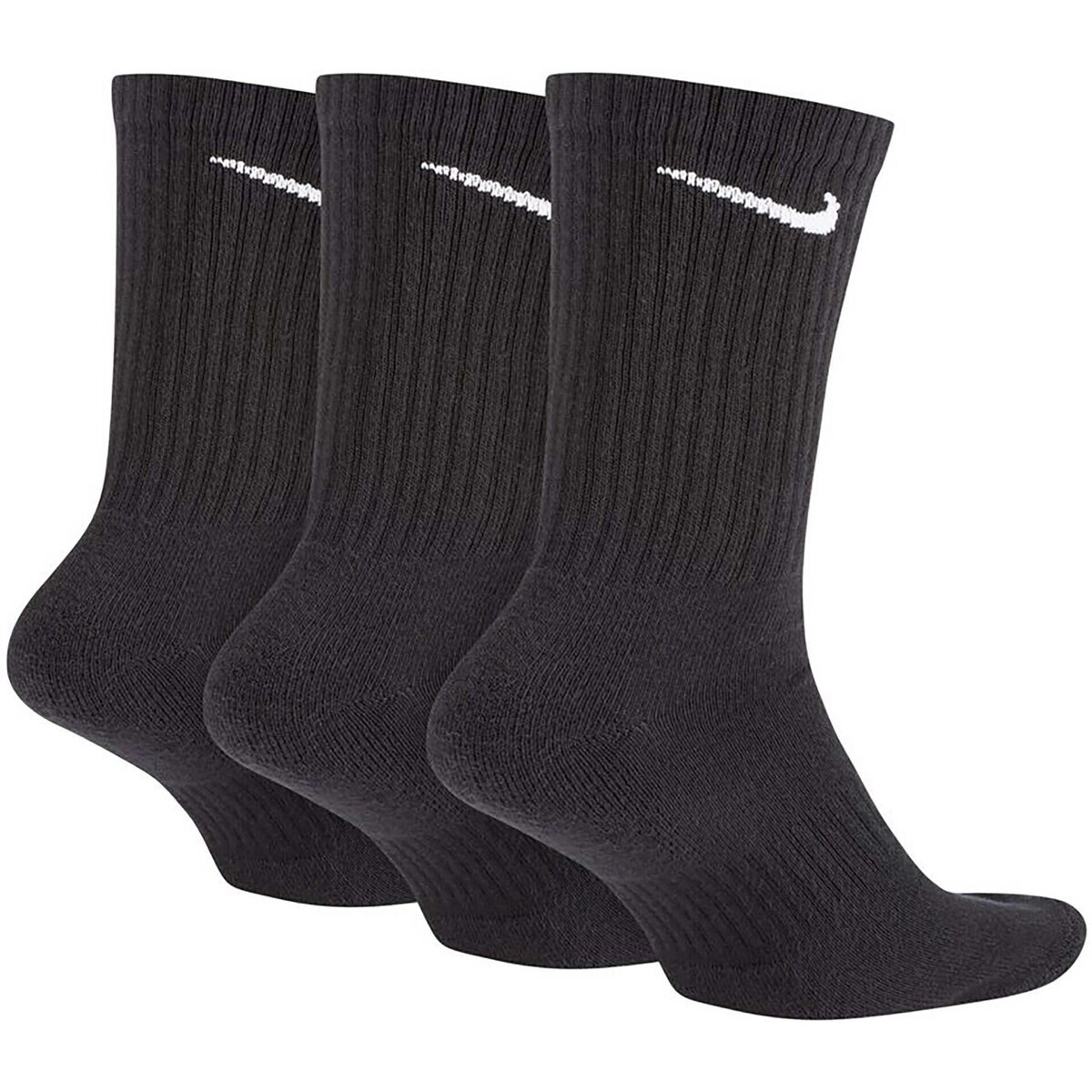 Nike  Everyday Cushion Crew 3Pack  Černá