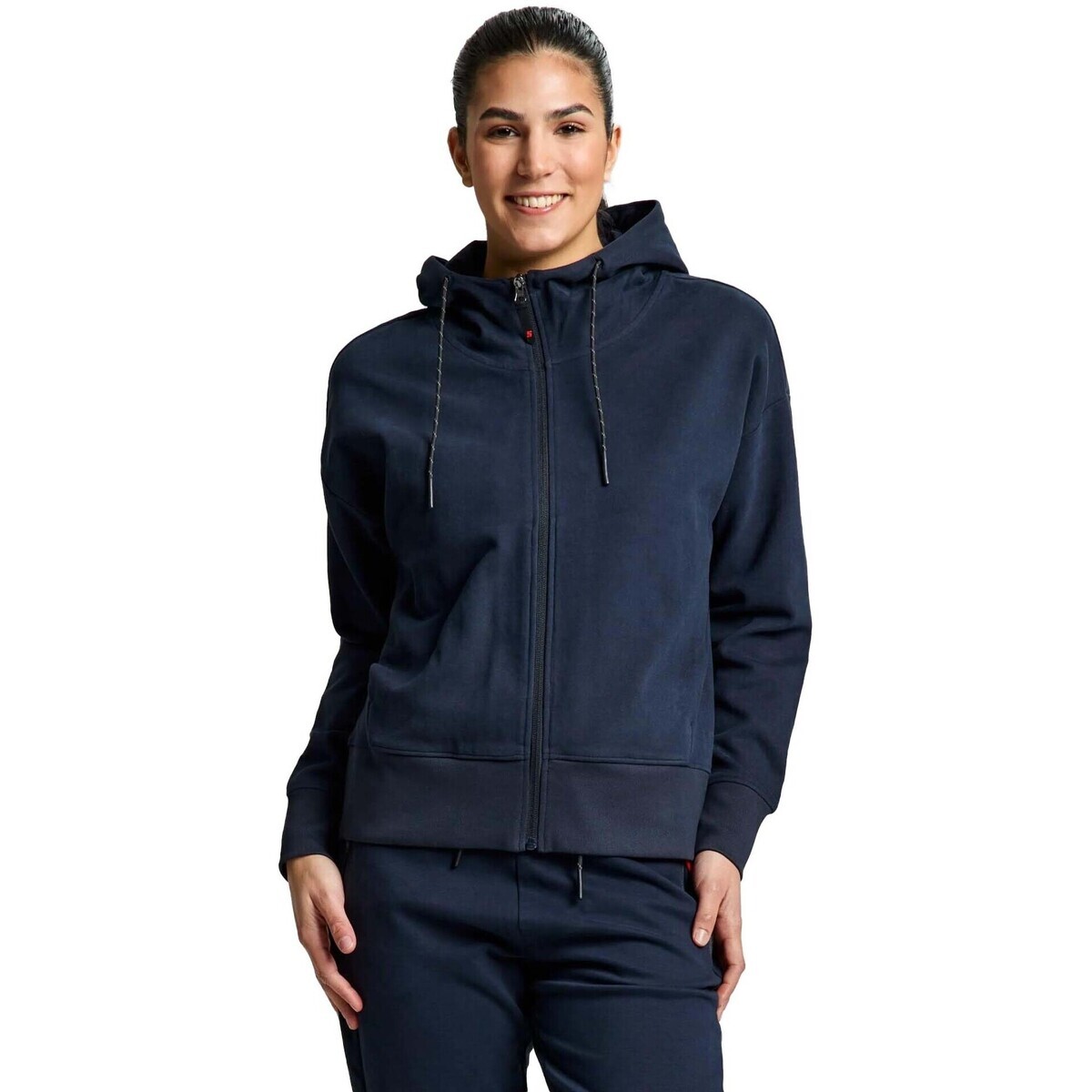 Slam  Deck Ws Fz Hoodie  Modrá