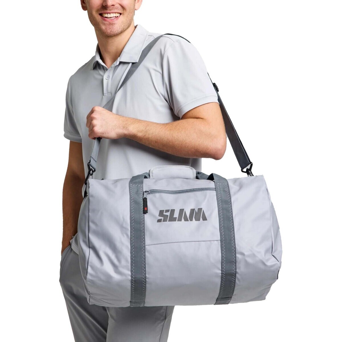 Slam  Wr Duffle Bag M  Stříbrná