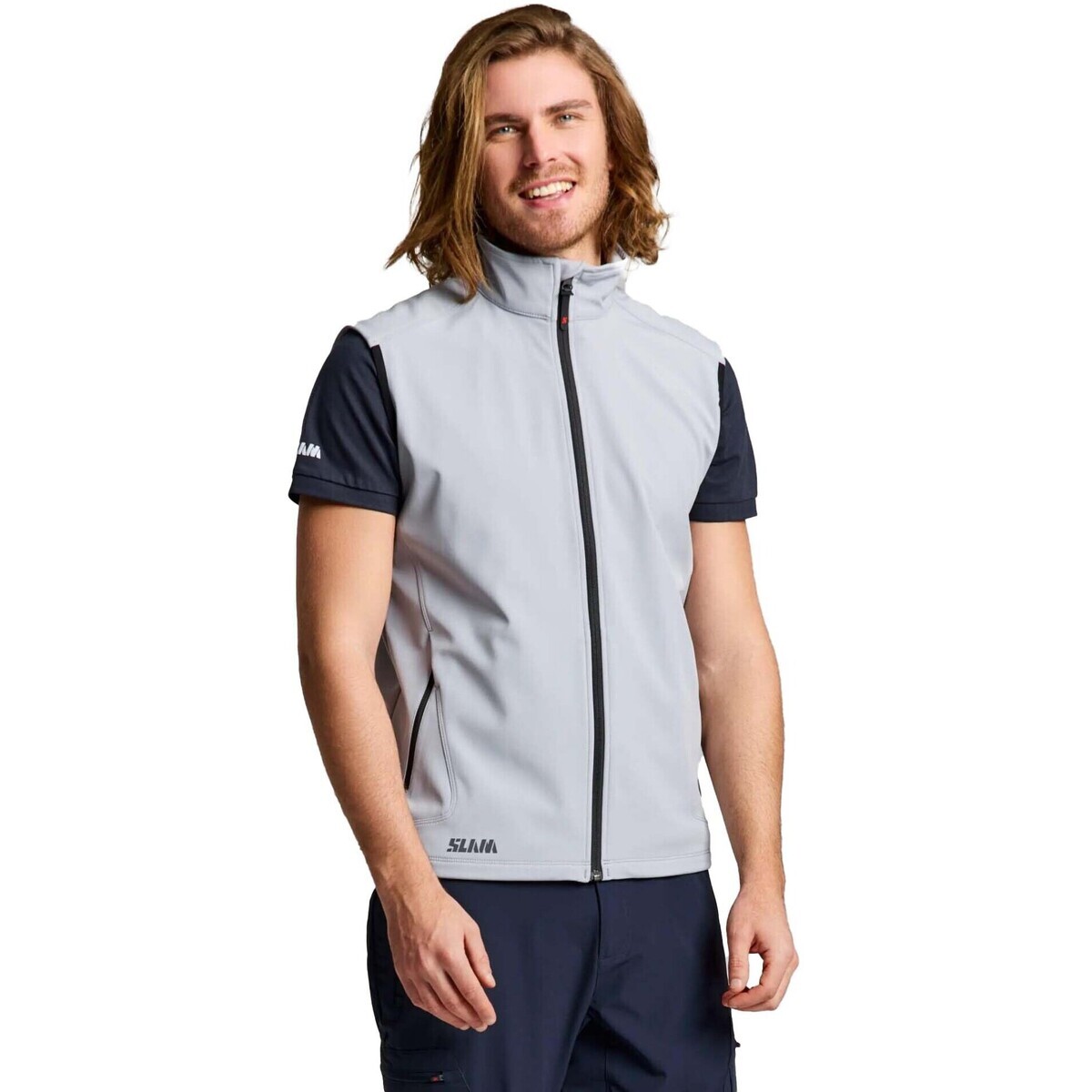 Slam  Act Softshell Vest  Šedá
