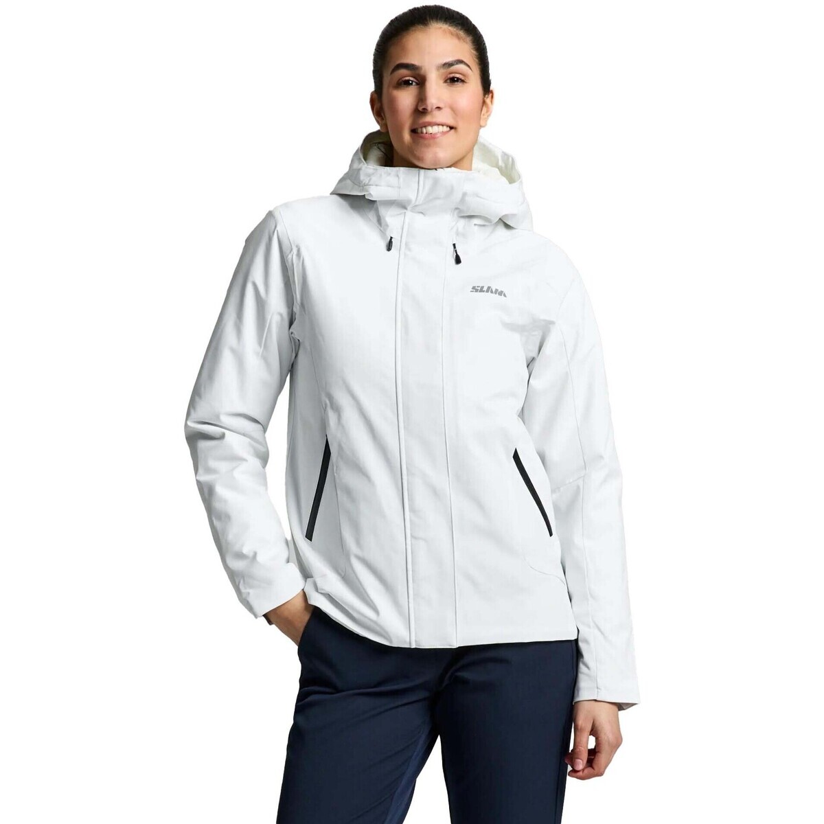 Slam  Act Ws Hooded Ins Jacket  Bílá