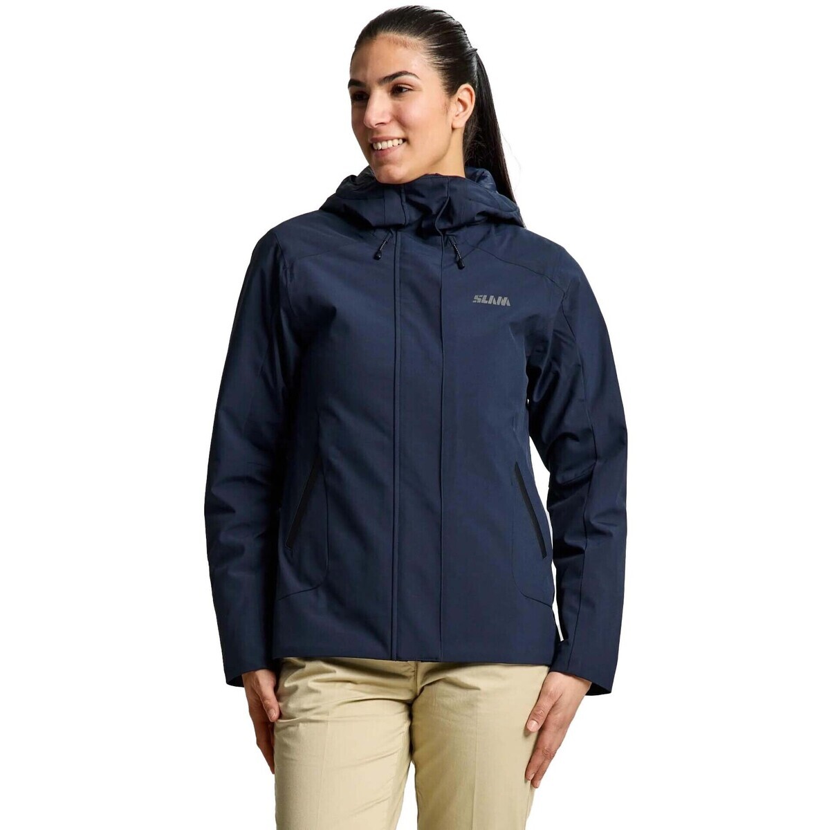 Slam  Act Ws Hooded Ins Jacket  Modrá