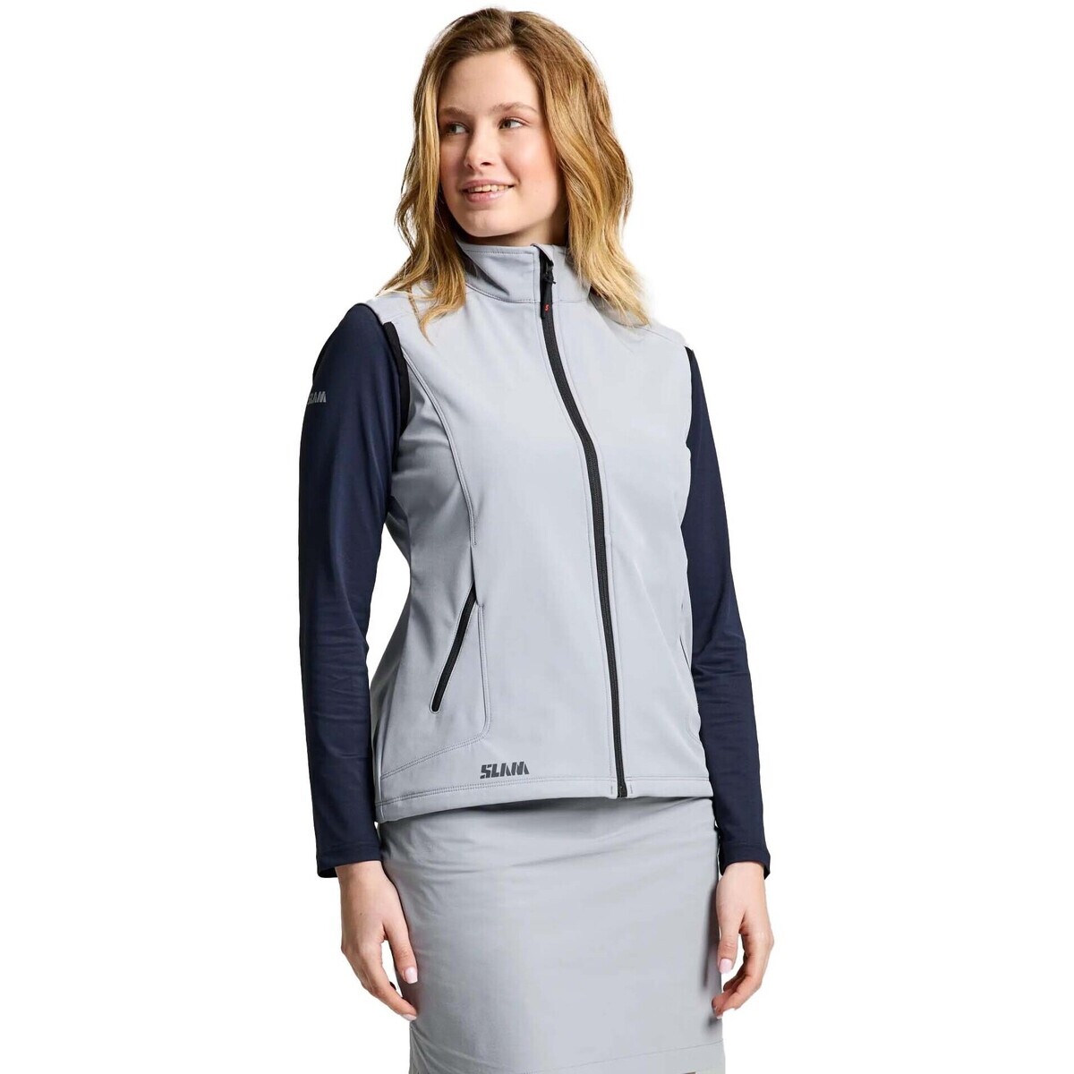 Slam  Act Ws Softshell Vest  Šedá