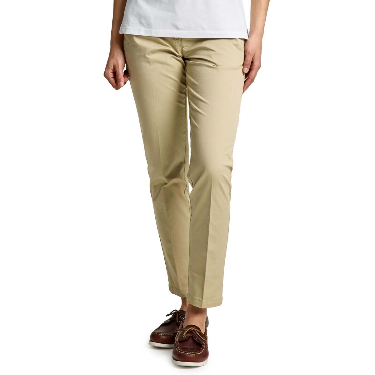 Slam  Deck Ws Lgt Chino Pant  Béžová