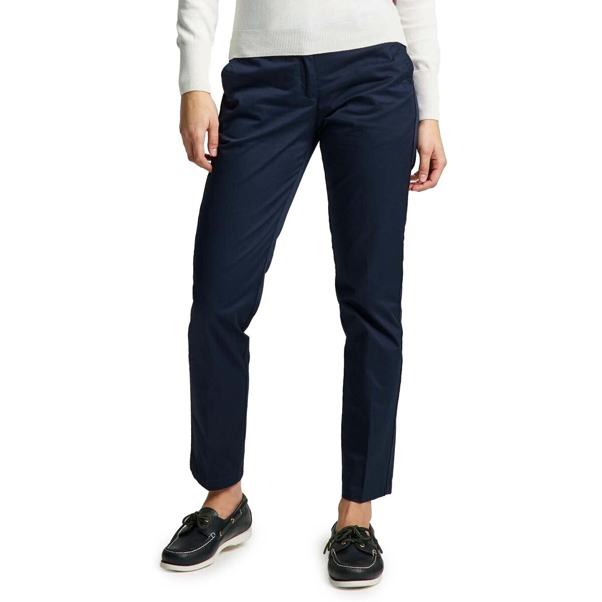 Slam  Deck Ws Lgt Chino Pant  Modrá