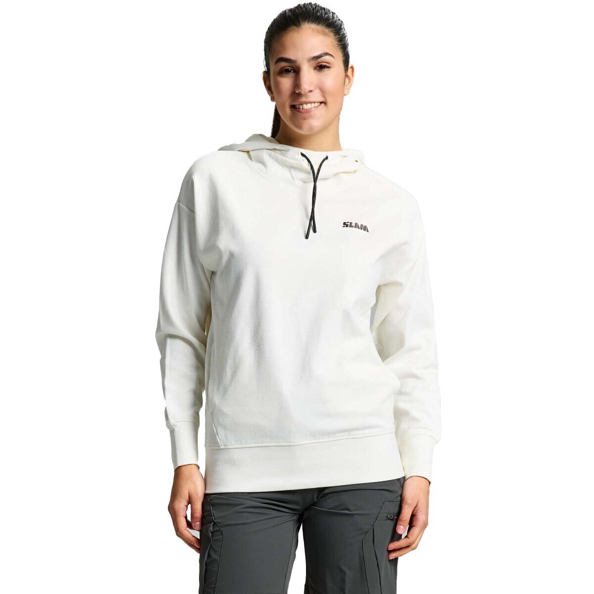 Slam  Deck Ws Hoodie  Bílá