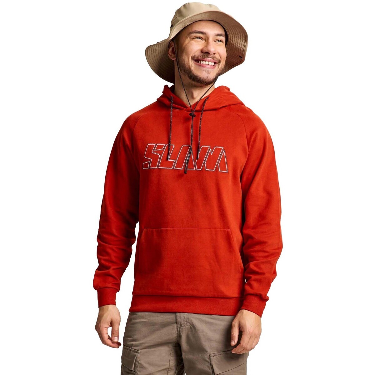 Slam  Logo Hoodie  Oranžová