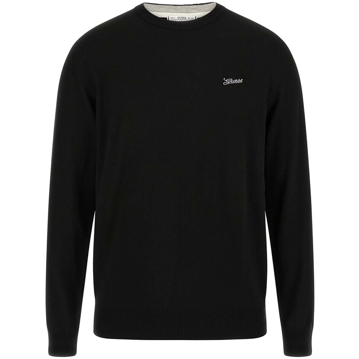 Guess  Daniel Cn Ls Basic Swtr  Černá