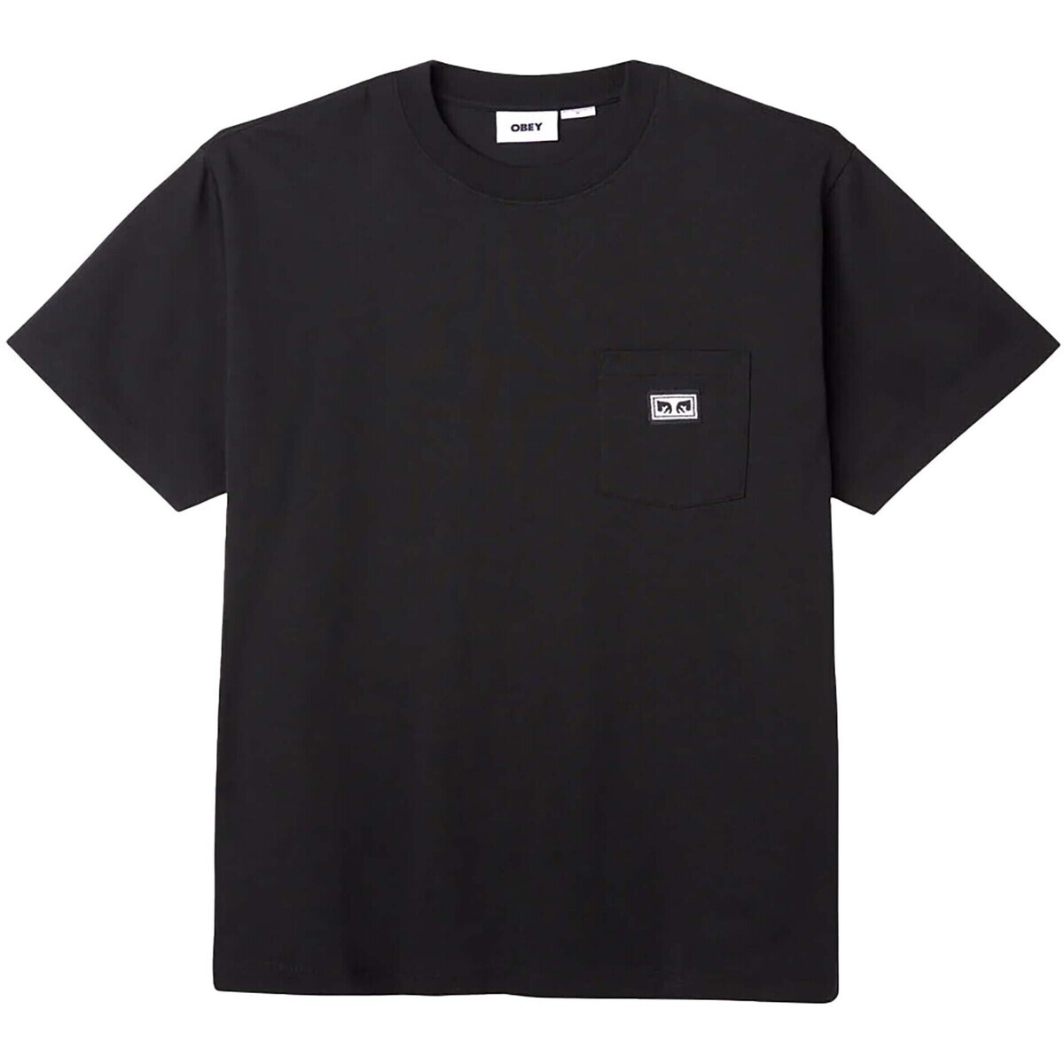 Obey  Established Works Eyes Pocket Tee Ss  Černá