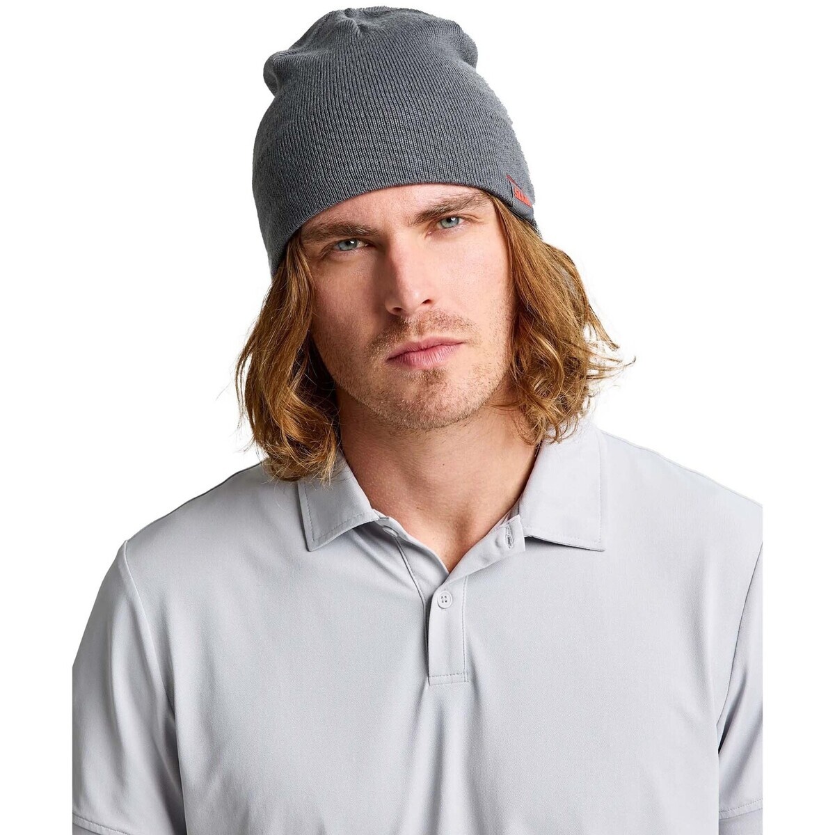 Slam  Logo Beanie  Šedá