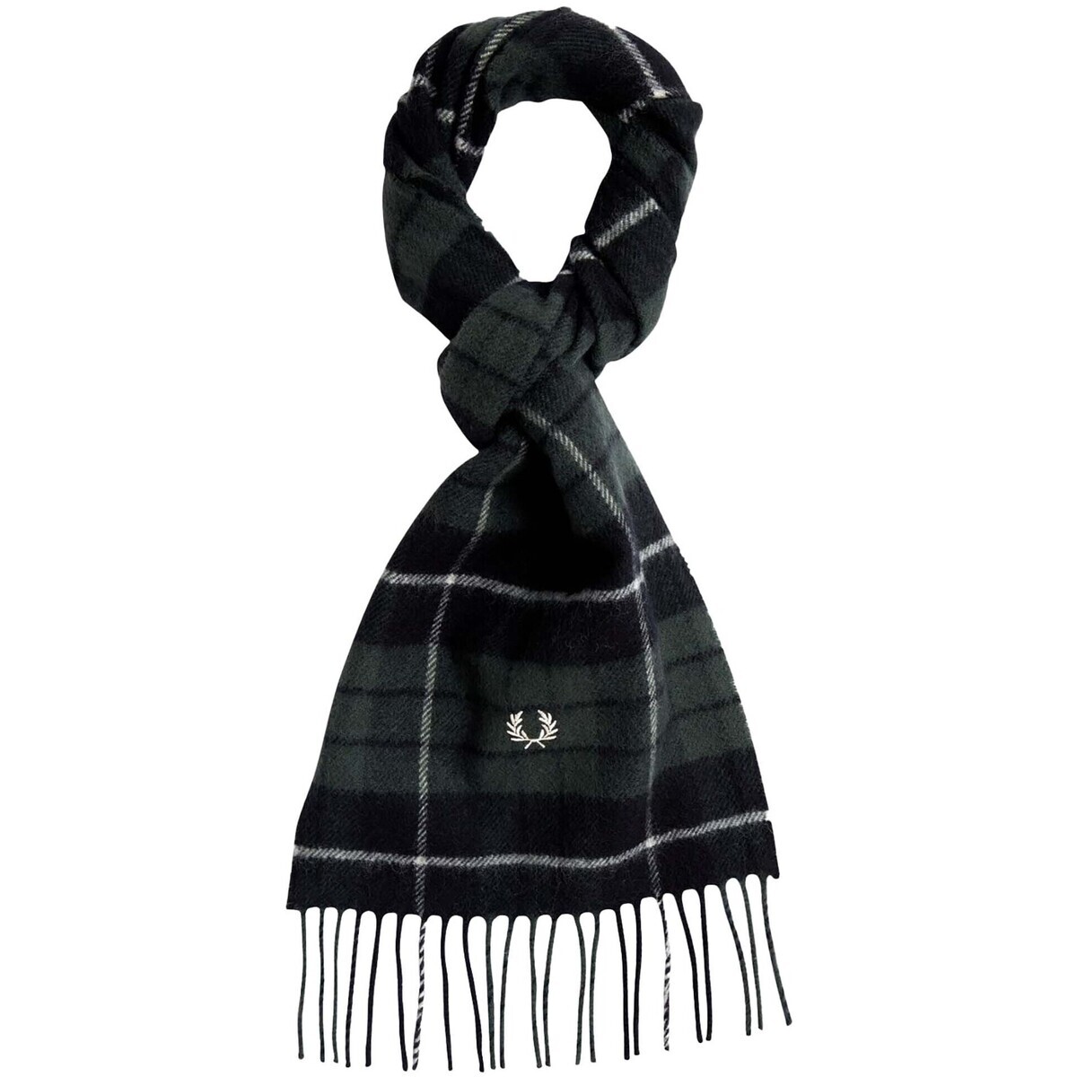 Fred Perry  Fp Lambswool Tartan Scarf