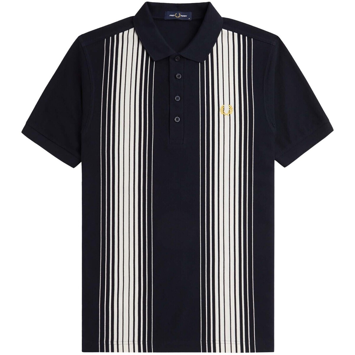 Fred Perry  Fp Ombre Stripe Shirt  Modrá