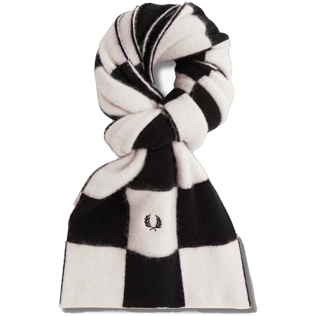 Fred Perry  Fp Chequerboard Lambswool Scarf