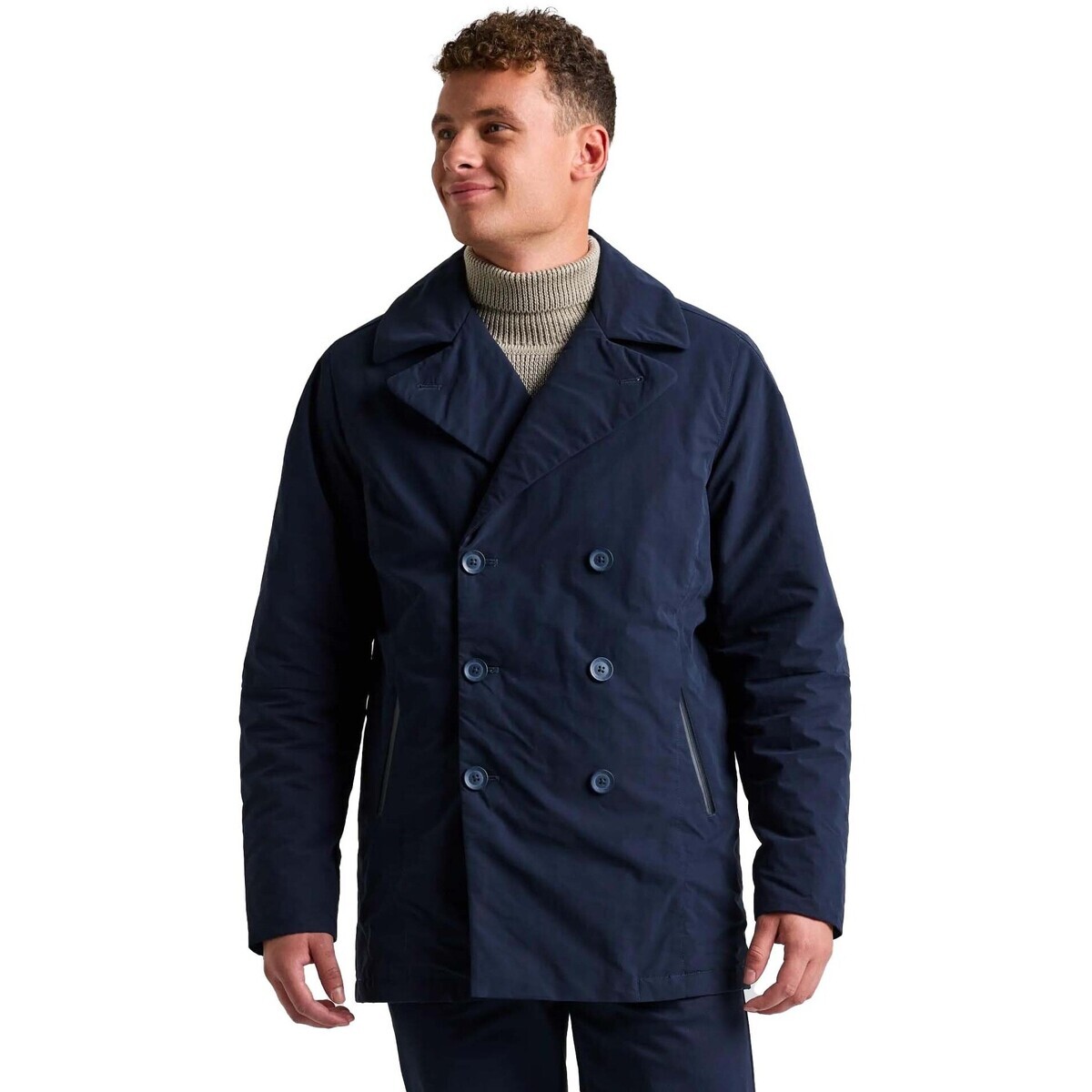 Slam  Dock Peacoat  Modrá