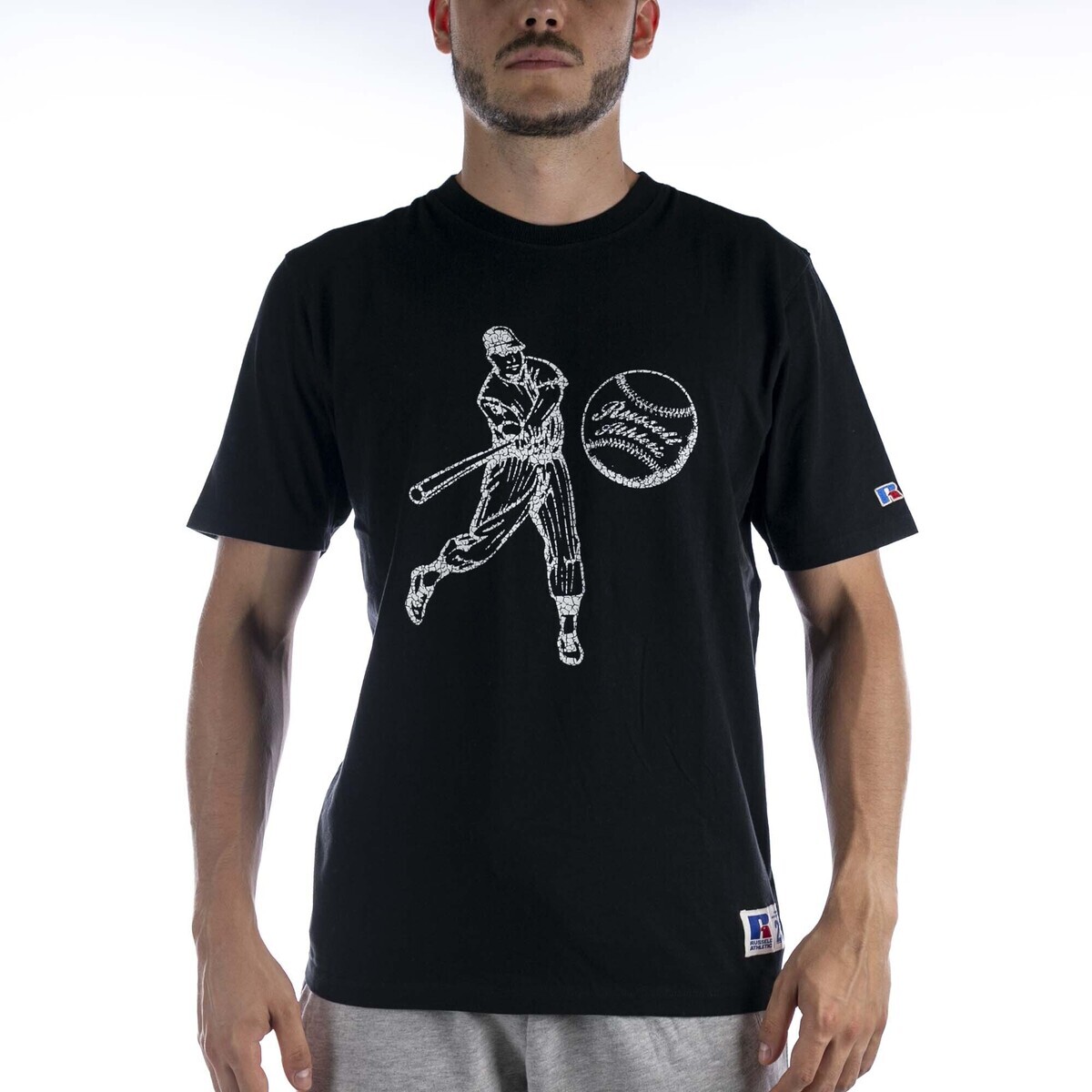 Russell Athletic  Hank T-Shirt  Černá