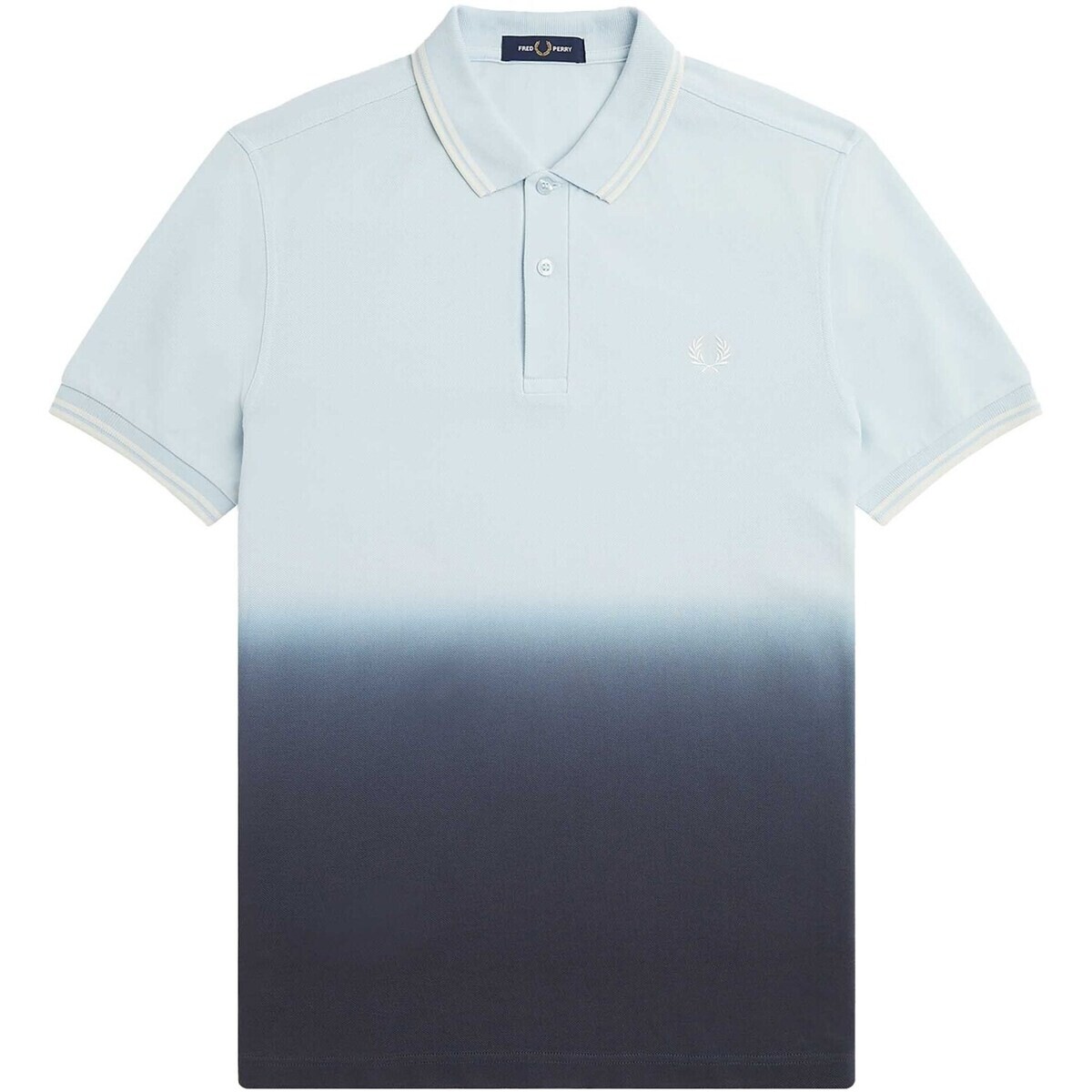 Fred Perry  Fp Ombre Shirt  Modrá