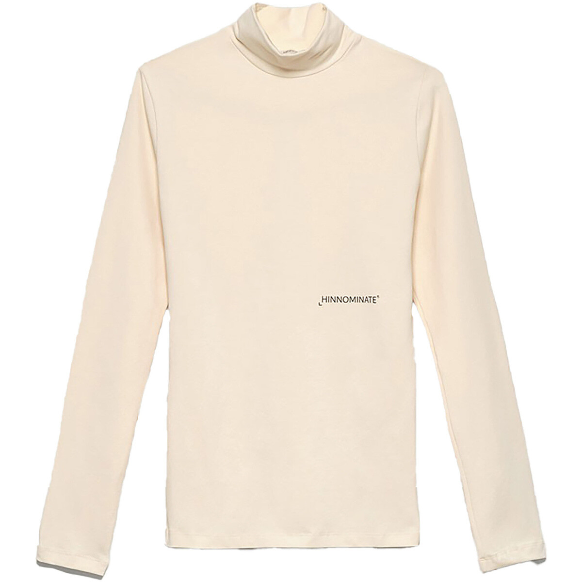 Hinnominate  Lupetto In Bielastico Manica Lunga Con Stampa  Béžová